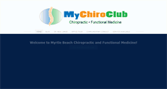 Desktop Screenshot of myrtlebeachchiropractor.net